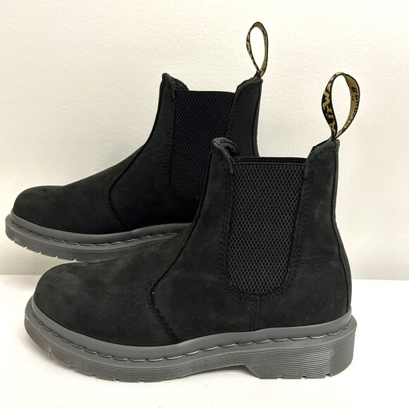 Dr. Martens 2976 Mono Milled Nubuck Leather Chelsea Boots Womens 7 | New - Picture 1 of 8